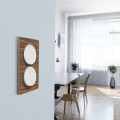 Poussoir aluminium Schneider Odace 10A fixation à vis