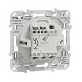 Poussoir aluminium Schneider Odace 10A à fermeture