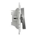 Poussoir aluminium Schneider Odace 10A à fermeture