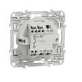 Va-et-vient lumineux aluminium Schneider Odace localisation ou témoin LED orange 1,5mA