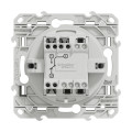 Va-et-vient lumineux aluminium Schneider Odace localisation ou témoin LED orange 1,5mA