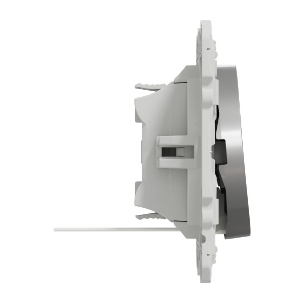 Va-et-vient lumineux aluminium Schneider Odace localisation ou témoin LED orange 1,5mA