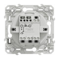Poussoir lumineux aluminium Schneider Odace Localisation avec LED bleu 0,15mA fixation à vis