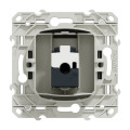 Prise RJ45 Aluminium Grade 1 pour Téléphone Catégorie 5 UTP Fixation à Vis Odace Schneider