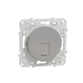 Prise RJ45 Aluminium Grade 1 pour Téléphone et Informatique Catégorie 6 UTP Fixation à Vis Odace Schneider