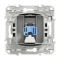 Prise RJ45 Aluminium Grade 1 pour Téléphone et Informatique Catégorie 6 UTP Fixation à Vis Odace Schneider