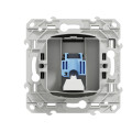 Prise RJ45 Aluminium Grade 3 pour Multimédia Catégorie 6 STP Fixation à Vis Odace Schneider