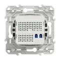 Odace - prise rj45 cpl - alu - standard hpav - 200mbp/s