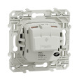 Prise de courant 2P anthracite Schneider Odace connexion rapide fixation à vis 