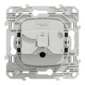 Prise de courant 2P+T anthracite Schneider Odace 4 connexions rapides par pôle fixation à vis