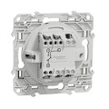 Interrupteur ou va-et-vient anthracite Schneider Odace 10A connexion rapide fixation à vis