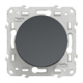 Permutateur anthracite Schneider Odace 10A fixation à vis