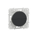 Bouton Poussoir Anthracite Odace Schneider Electric- 2 Boutons Montée/Descente Pour Volets Roulants