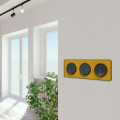 Va-et-vient double anthracite Schneider Odace connexion rapide fixation à vis