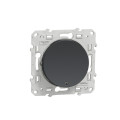 Va-et-vient lumineux anthracite Schneider Odace localisation ou témoin LED orange 1,5mA