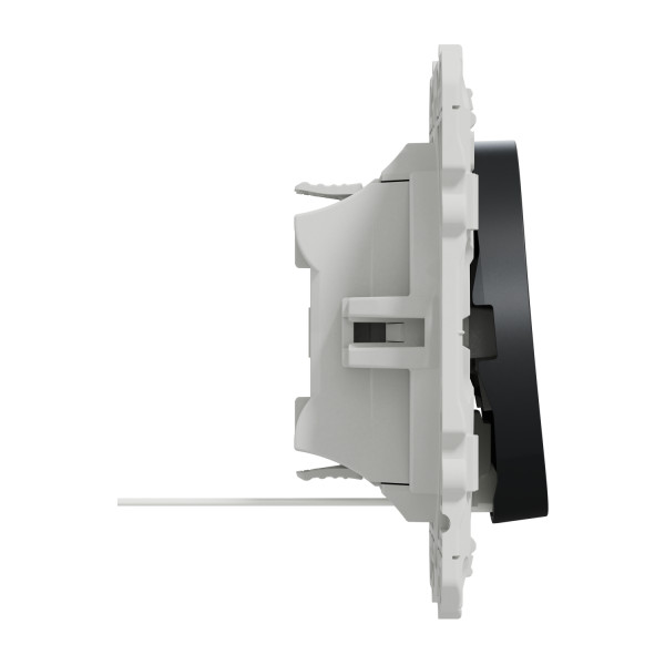 Va-et-vient lumineux anthracite Schneider Odace localisation ou témoin LED orange 1,5mA