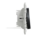 Va-et-vient lumineux anthracite Schneider Odace localisation ou témoin LED orange 1,5mA
