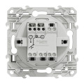 Poussoir lumineux anthracite Schneider Odace Localisation avec LED bleu 0,15mA fixation à vis