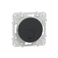 Prise RJ45 Anthracite Odace Schneider Electric - Sans Connecteur