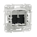 Double Prise RJ45 Anthracite Odace Schneider Electric- Sans Connecteur