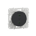 Répéteur Wifi anthracite Schneider Odace 300Mb/s 2,4GHz 2 modules bornier à vis