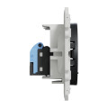 Prise RJ45 Anthracite Odace Schneider Electric- Grade 1 – Téléphone/Informatique - Cat 6 – UTP – Fixation à Vis