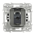 Prise RJ45 Anthracite Odace Schneider Electric- Grade 3 – Multimédia - Cat 6 – STP – Fixation à Vis