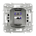 Prise RJ45 Anthracite Grade 3 Multimédia+ Catégorie 6A STP Longue Distance Odace Schneider