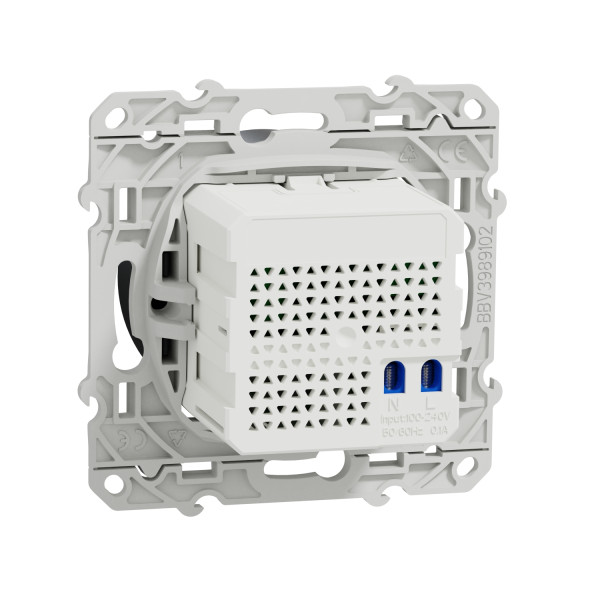 Odace - prise rj45 cpl - anthracite - standard hpav - 200mbp/s