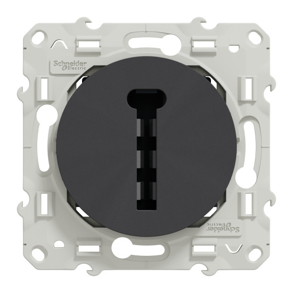 Conjoncteur en T Anthracite 8 Contacts Fixation à Vis Odace Schneider