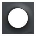 Plaque anthracite Schneider Odace Styl 1 poste