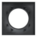 Plaque anthracite Schneider Odace Styl 1 poste