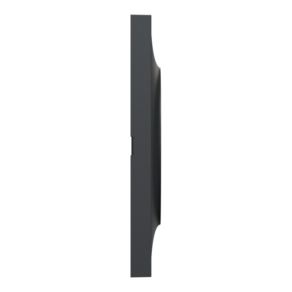 Plaque anthracite Schneider Odace Styl 1 poste
