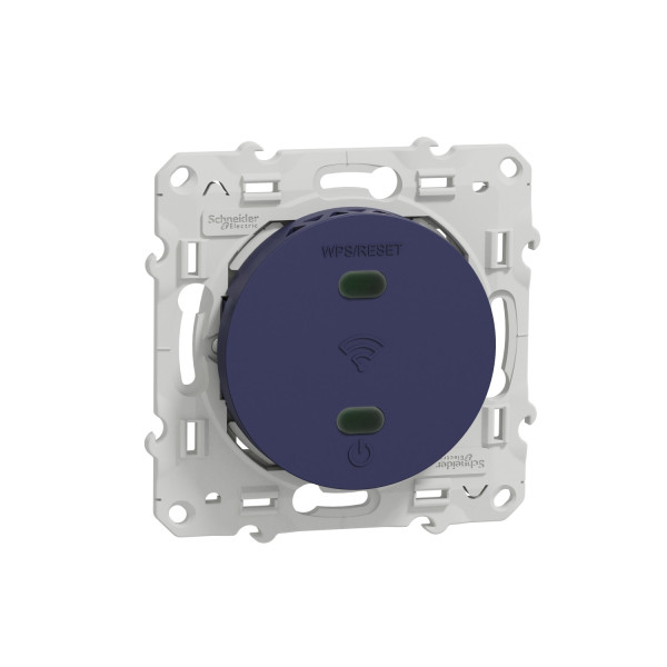 Répéteur Wifi cobalt Schneider Odace 300Mb/s 2,4GHz 2 modules bornier à vis