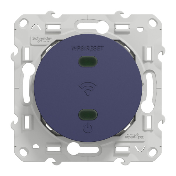Répéteur Wifi cobalt Schneider Odace 300Mb/s 2,4GHz 2 modules bornier à vis
