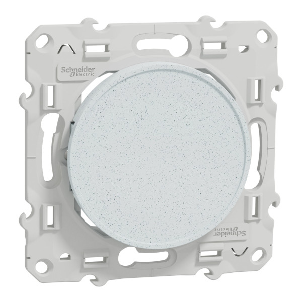Odace - obturateur blanc recyclé - fixation par vis