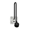 Liseuse avec prise USB blanche Schneider Odace Type A 2,1A