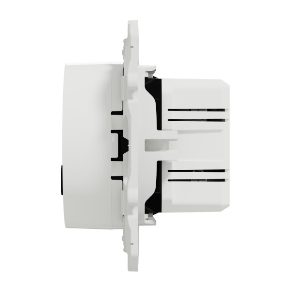 Prise USB double blanche Schneider Odace charge rapide type A+C 18W 3,4A