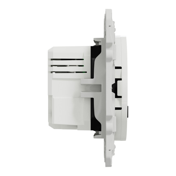 Prise USB double blanche Schneider Odace type A+C 5Vcc 2,4A