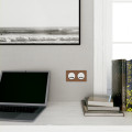 Prise USB double blanche Schneider Odace type A+C 5Vcc 2,4A