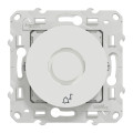 Sonnette électronique blanche Schneider Odace 5 tonalités 230V fixation à vis