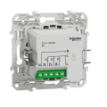 Sonnette électronique blanche Schneider Odace 5 tonalités 230V fixation à vis