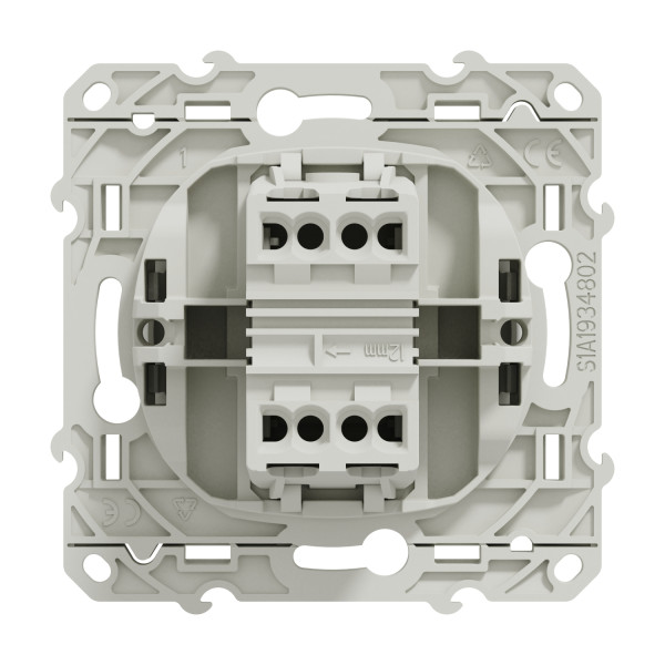 Ronfleur blanc Schneider Odace 76 à 80dB 230V fixation à vis