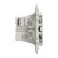Ronfleur blanc Schneider Odace 76 à 80dB 230V fixation à vis