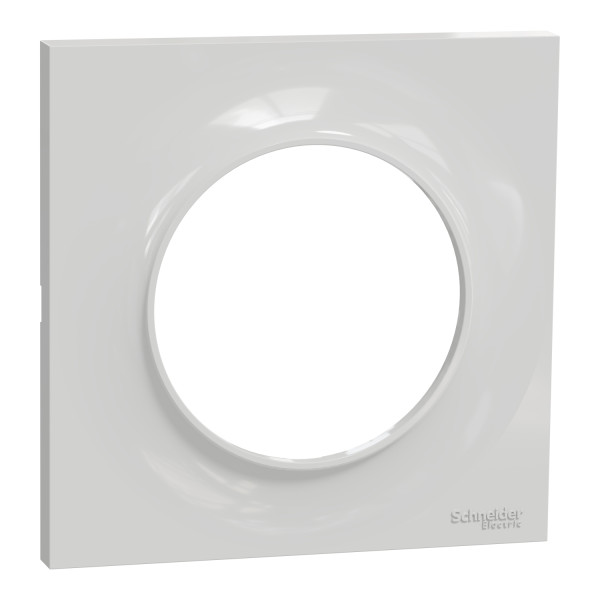 Plaque de Finition Gris 1 Poste Odace Styl Schneider Electric