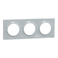 Plaque sable Schneider Odace Styl 3 postes entraxe 71mm horizontal ou vertical