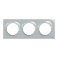 Plaque sable Schneider Odace Styl 3 postes entraxe 71mm horizontal ou vertical