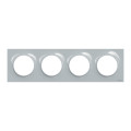 Plaque sable Schneider Odace Styl 4 postes entraxe 71mm horizontal ou vertical