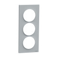 Odace Styl Plaque Sable 3 Postes Horizontaux Ou Verticaux Entraxe 57mm