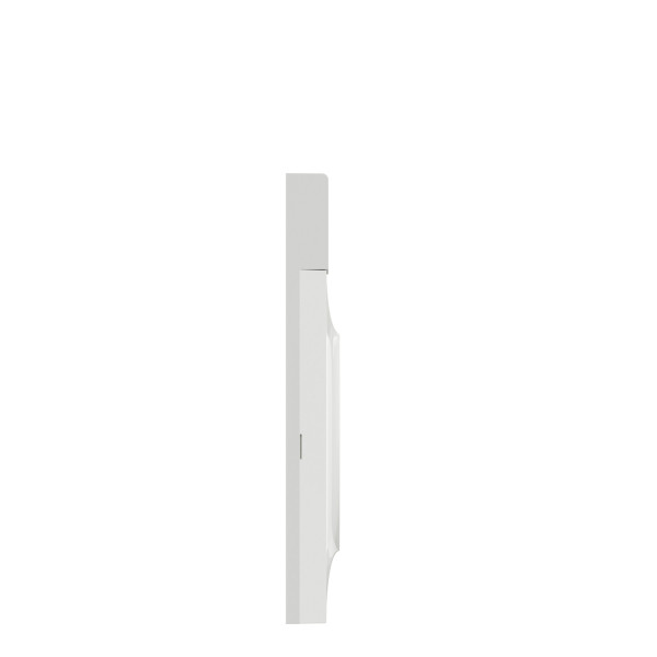 Plaque blanche avec porte etiquette Schneider Odace Styl Pratic 1 poste